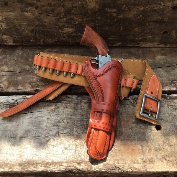 Moneybelt Holster and 1873 Cavalry Colt 45 cal.
